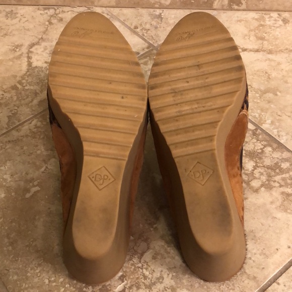 Donald J. Pliner Ingrid Animal Print Calf Hair Wedge- EUC Sz 10 - Picture 7 of 8